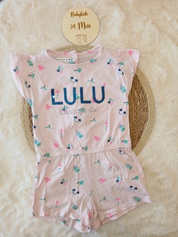 Barboteuse lulu castagnette