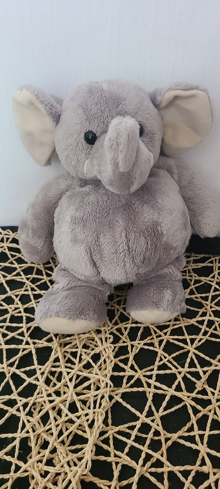 HISTOIRE D'OURS DOUDOU ELEPHANT GRIS - photo numéro 4