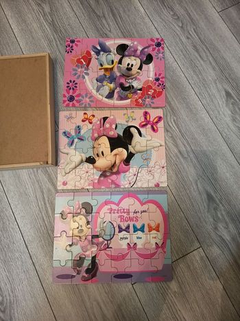 Coffret 3 puzzles Minnie