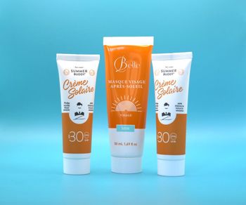 Lot Creme solaire et Masque apaisant Après-Soleil