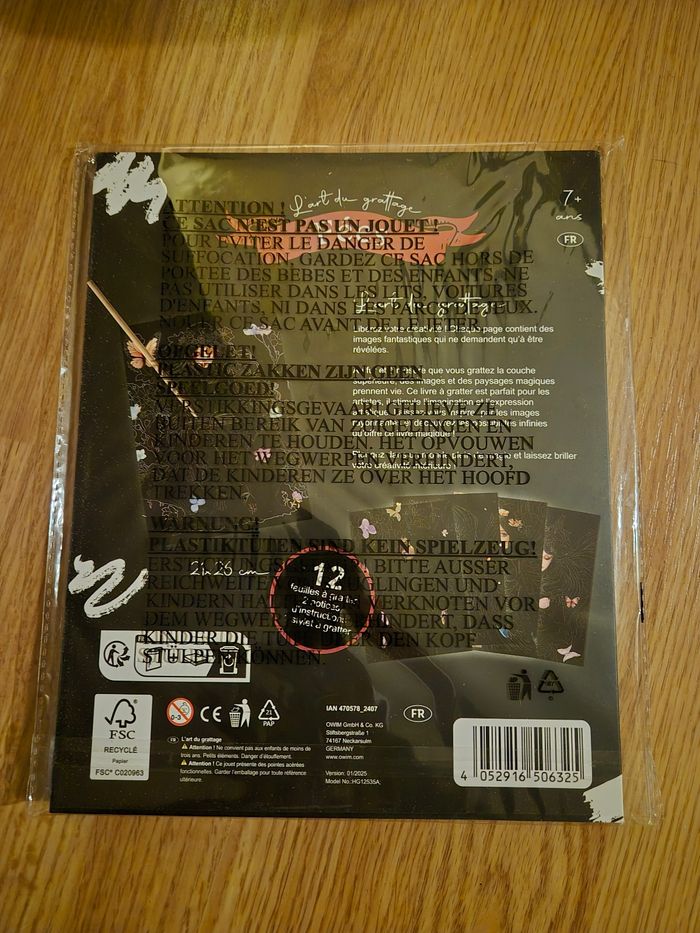 Livre à gratter sur les fées NEUF - photo numéro 2