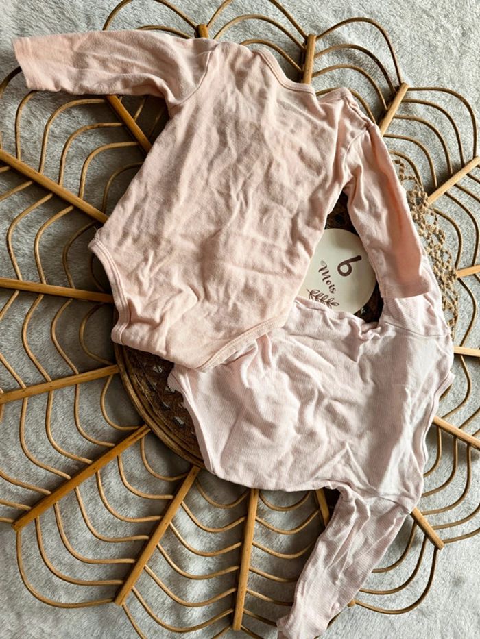 Lot de 2 body rose Kiabi - photo numéro 4