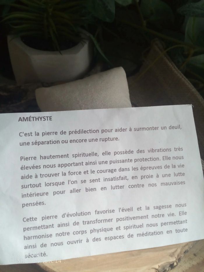Boucles d'oreilles lotus et pierres naturelles d'améthyste - photo numéro 3