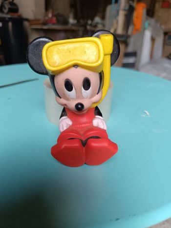 vintage Mickey Mouse Swimmer Disney Mattel Rubber Squeeze Toy 1991 Collectionnable