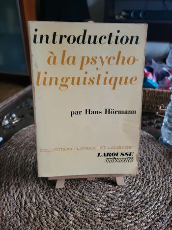 Introduction à la psycho- lingustique