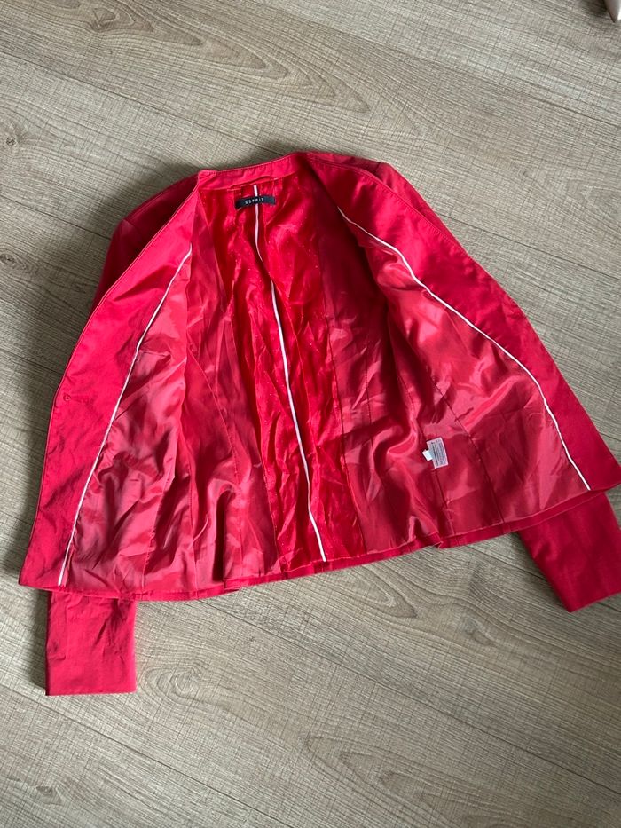 Blazer rouge Esprit taille française 34 TBE - photo numéro 8