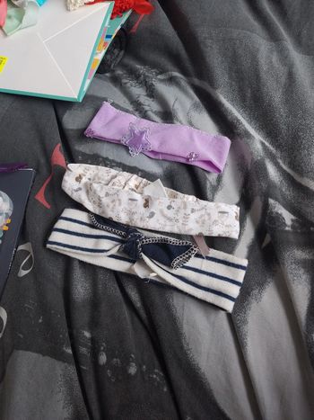 Lot de 3 bandeaux bébé fille