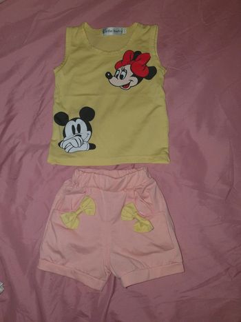 Ensemble short/ debardeur 80cm