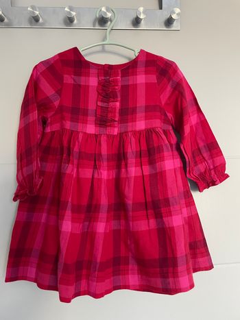 Robe rouge Jacadi 12 mois.