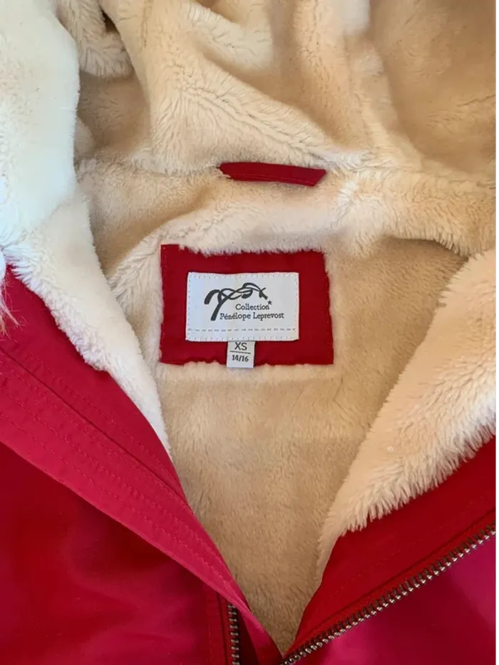 Doudoune / Blouson d’hiver Pénélope Leprevost – Rouge – Taille XS - photo numéro 7