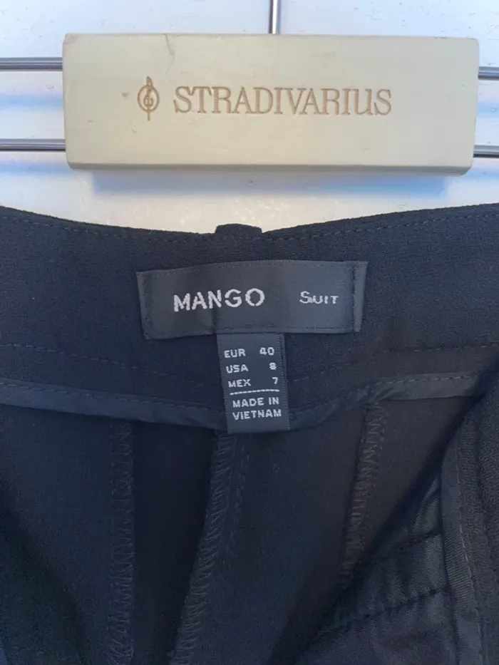 Pantalon noir Mango 40 - photo numéro 2