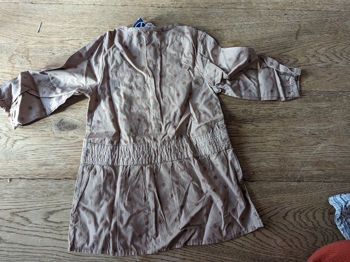 Robe légère à pois manche longue neuve 18 mois - photo numéro 3