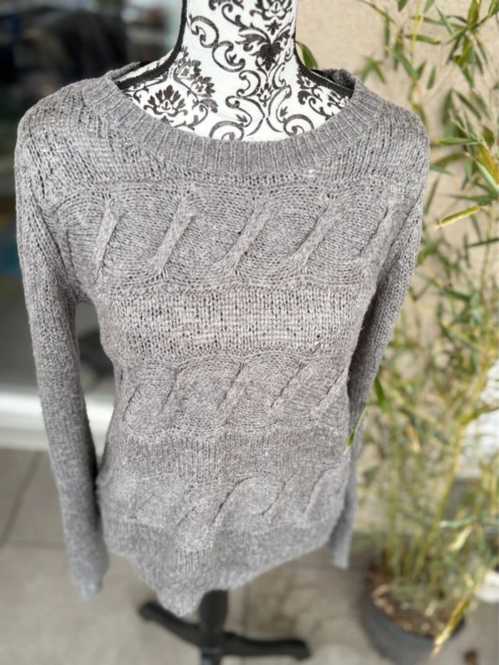 Jolie pull tricot, femme, taille 38 (taille M), marque vila - photo numéro 3