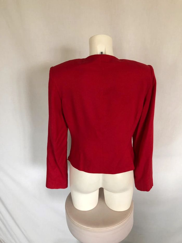 Veste rouge foncé vintage Le Look taille 36 très bon état - photo numéro 5