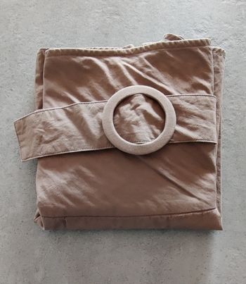 Jupe trapèze camaïeu taupe 