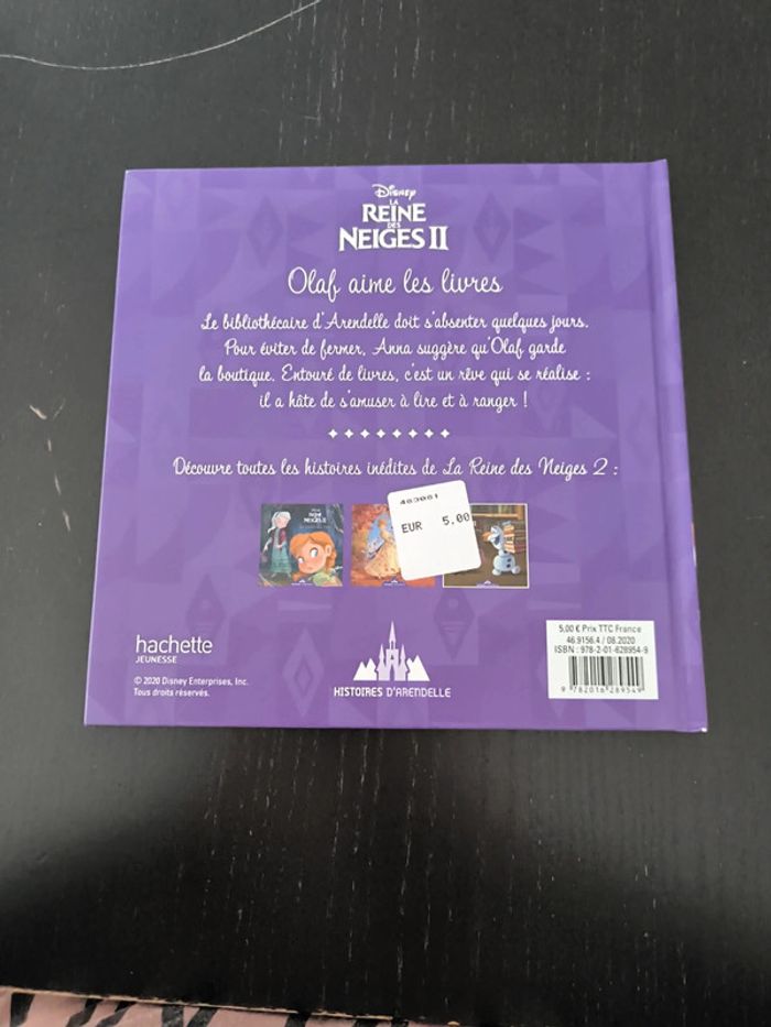 Livre - la reine des neiges 2 - Olaf aime les livres - photo numéro 4