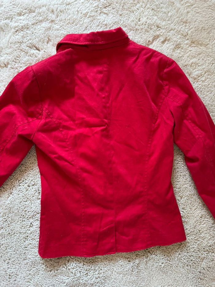 Blazer rouge MIM Taille 34 - photo numéro 3
