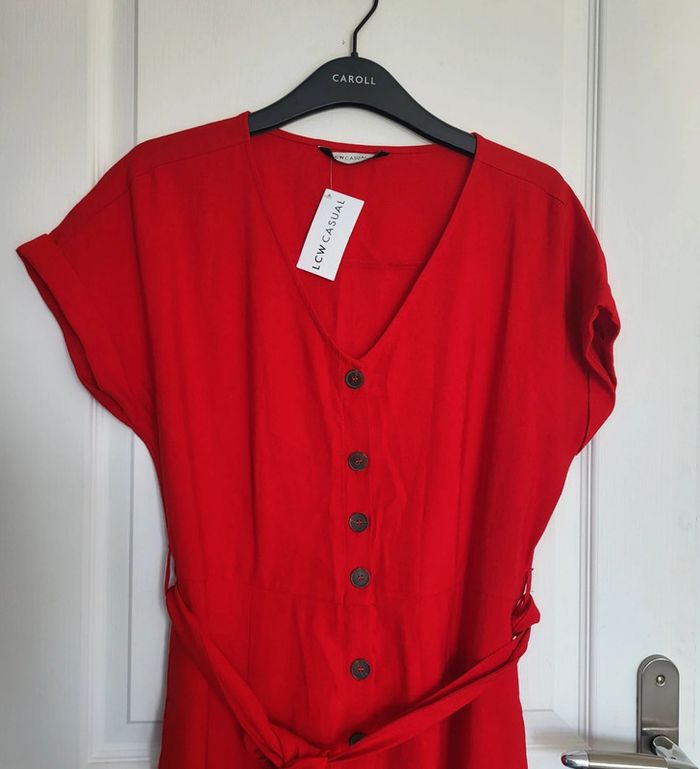Robe 👗 longue à boutons Lcw casual taille L - photo numéro 3