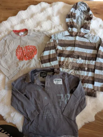 Tee shirt manche longue lot de 3