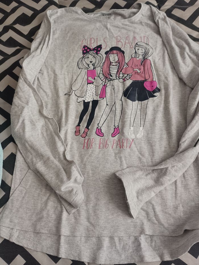 Pull a manches longues gris