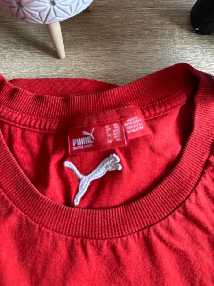 T-shirt brodé arrière puma - photo numéro 2