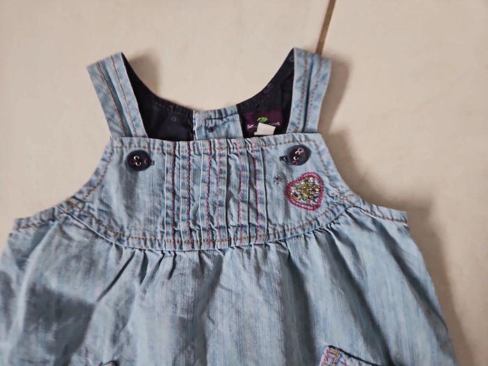 Robe bébé jean 6 mois Sergent major BBF2 - photo numéro 5