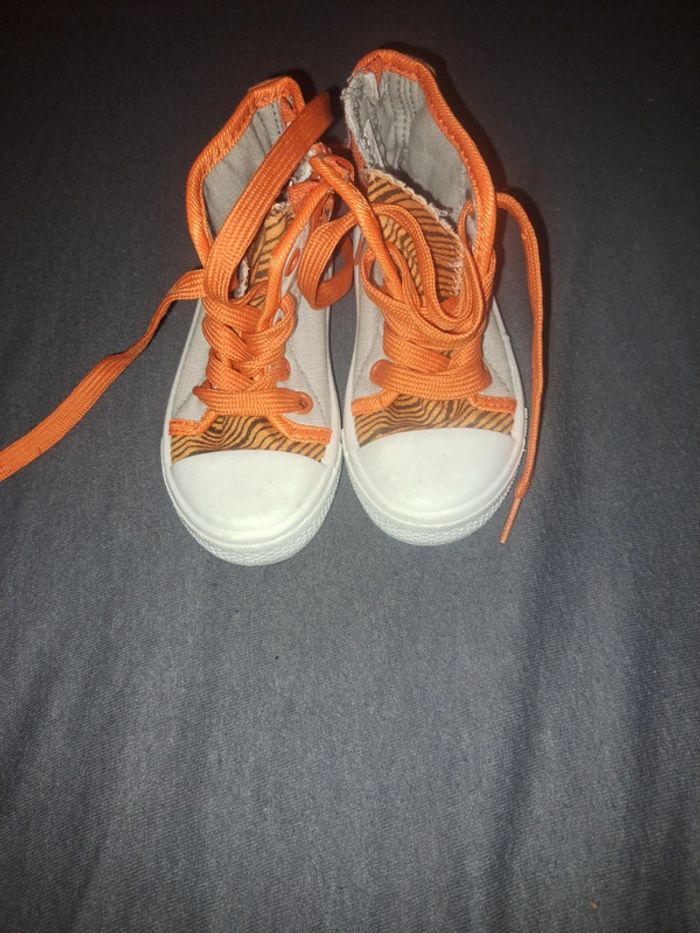 Baskets toile tigrou taille 24 - photo numéro 8
