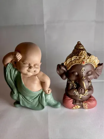 Lot Zen’Light – 2 Statuettes Zen