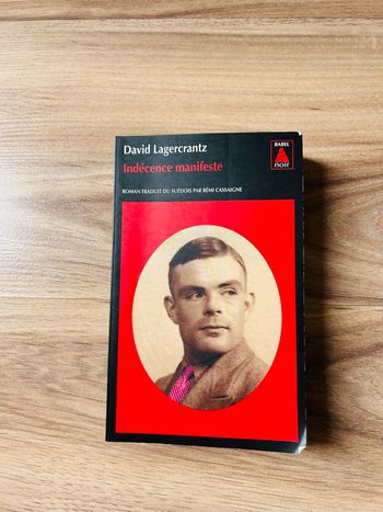 Livre de David Lagercrantz «Indécence manifeste» Édition Babel Noir 