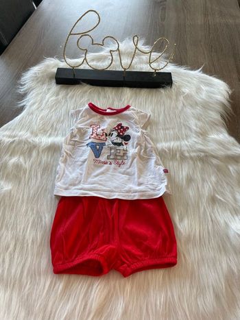 Ensemble minnie deux pièces disney