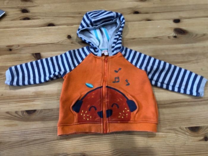Sweat zippé 18mois