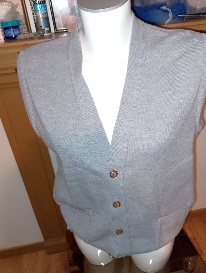 gilet gris tm