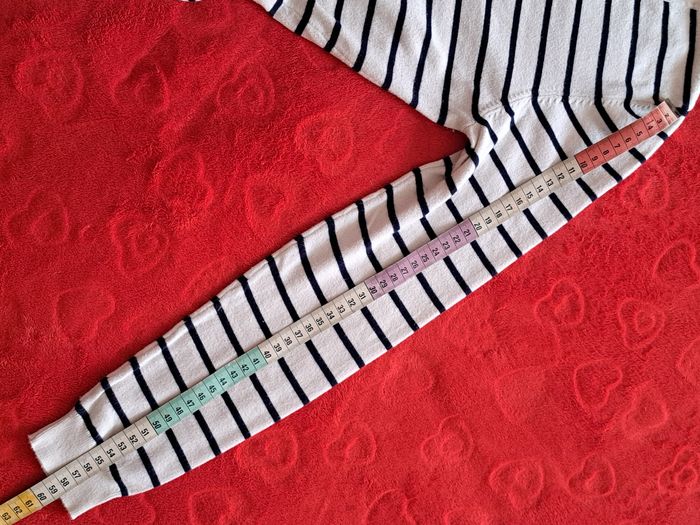 Pull marine Col en V vintage M - photo numéro 9