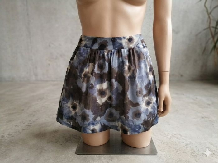 Jupe voile doublée imprimé Taille 38 La Redoute Neuve - photo numéro 2