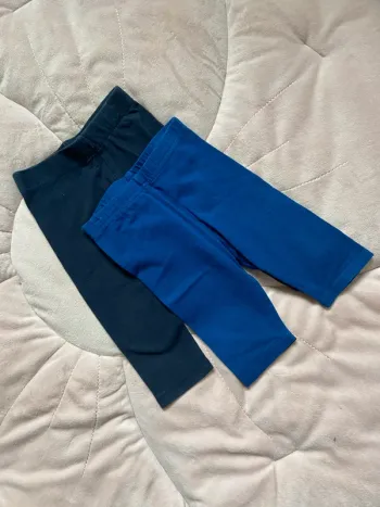 Lot 2 legging bleu