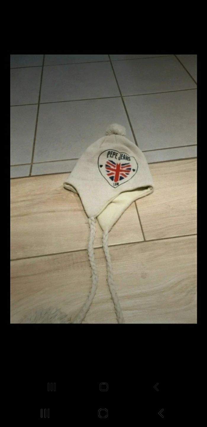 Bonnet péruviens fille pepe jeans 5/8 ans - photo numéro 2