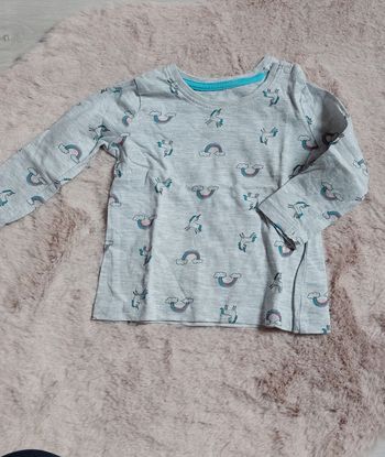 T-shirt 6/9 mois licornes