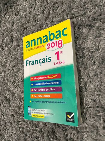Livre de français première
