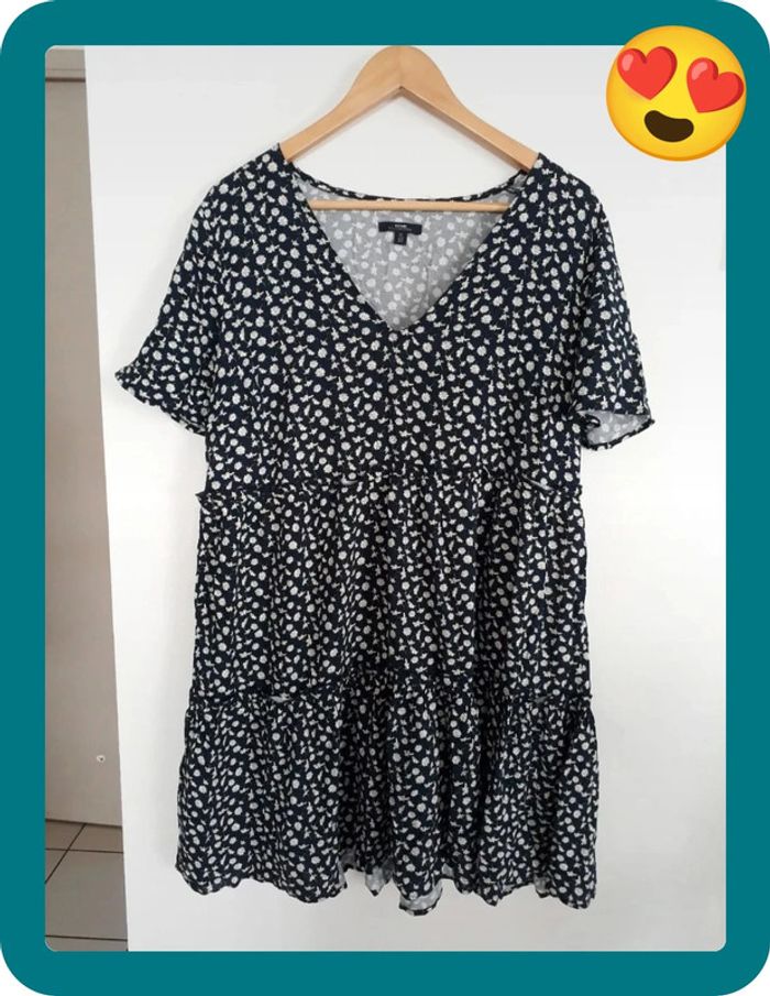 Robe d'été à motifs Comme Neuve Taille XL🌿💝 - photo numéro 5