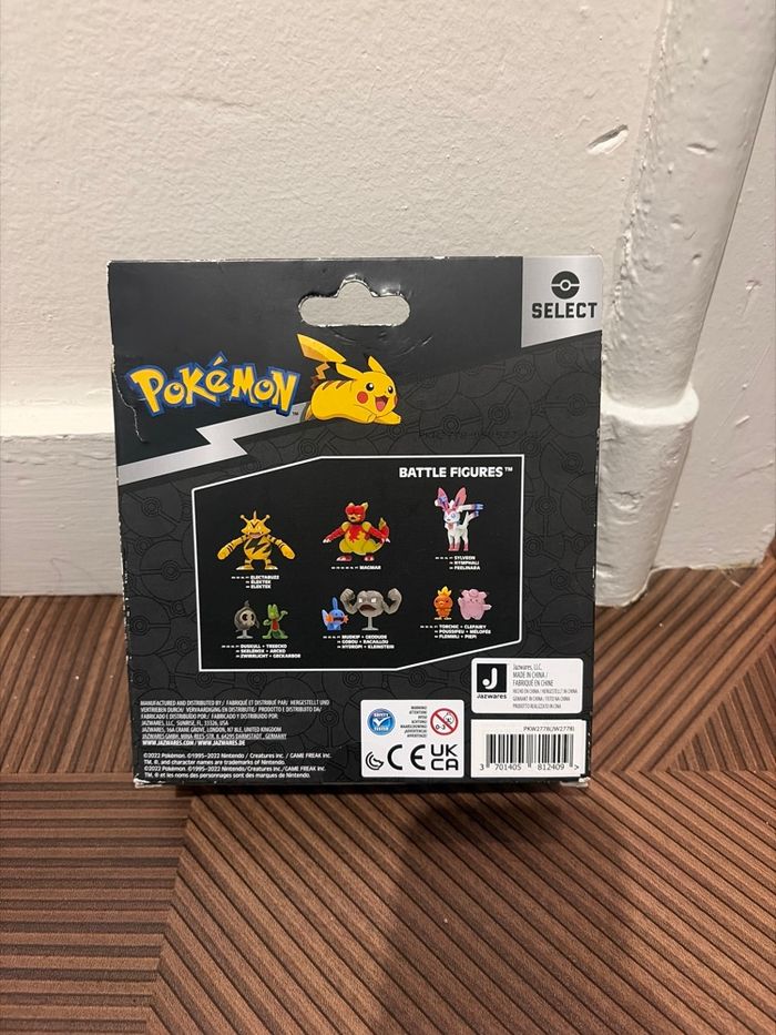 Figurines Pokémon pack évolution pichu, Pikachu et raichu - photo numéro 2