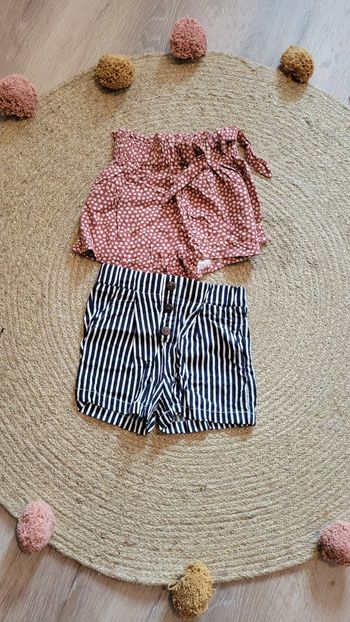 Lot short fluide 9 mois