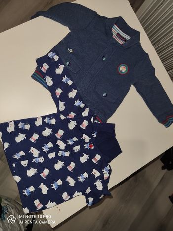 Veste + haut manche longue