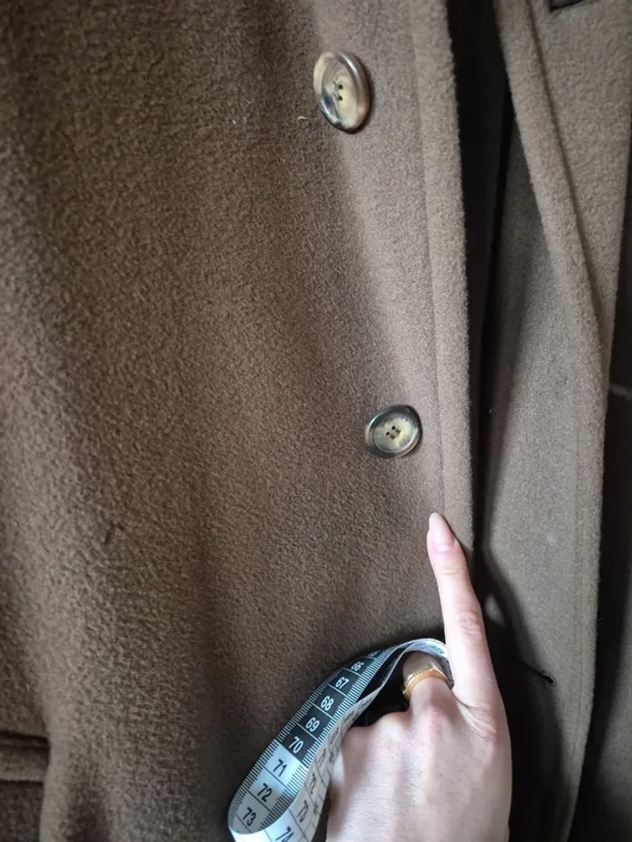 Manteau marron Gian Alberto Caporale - photo numéro 3