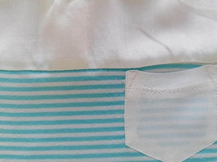 T. Shirt bi matière 9 mois - photo numéro 2