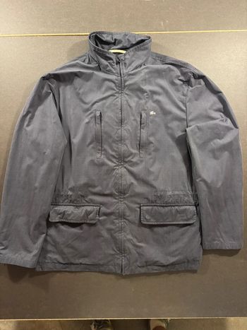 Veste style Coupe Vent Vintage Lacoste Taille L bleu marine