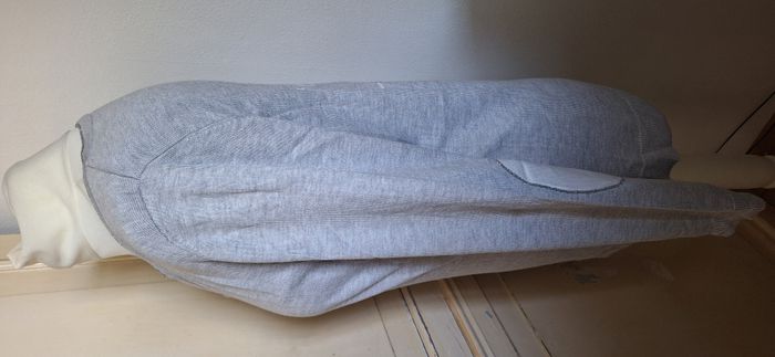 Pull gris sérigraphié Paris NY London taille M - photo numéro 2