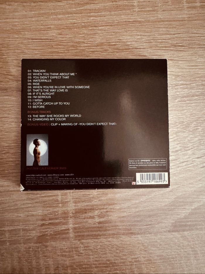 CD Billy Crawford Ride - photo numéro 2
