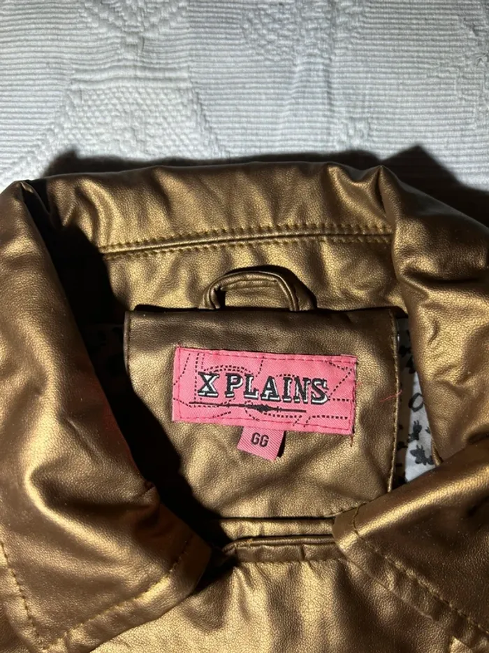 Veste vintage dorée x plains - photo numéro 6