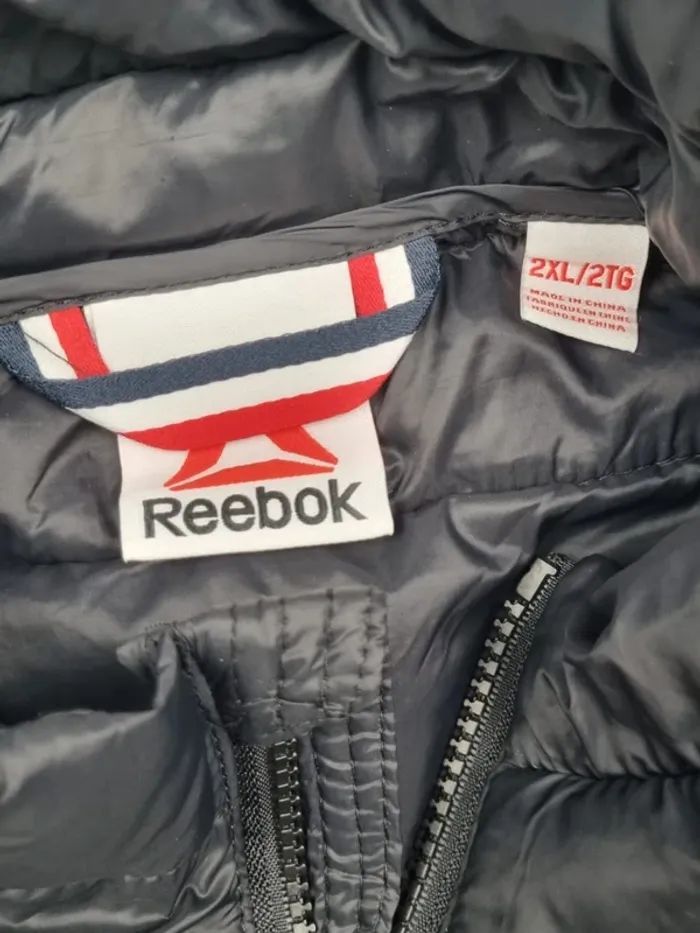 Doudoune sans manches Reebok noire XXL Homme (mesures en photos) - photo numéro 5