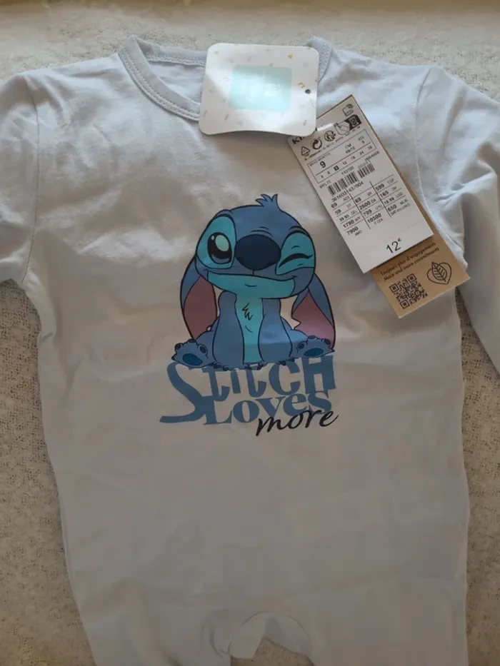 Pyjama stitch disney neuf - photo numéro 4
